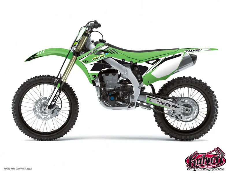 مجموعة تزيين دراجة كروس كرونو Kawasaki 250 KXF أسود KUTVEK