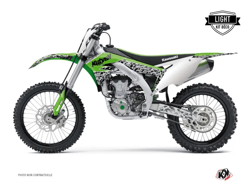 طقم زخرفة لدراجة كروس Predator Kawasaki 450 KXF أخضر KUTVEK
