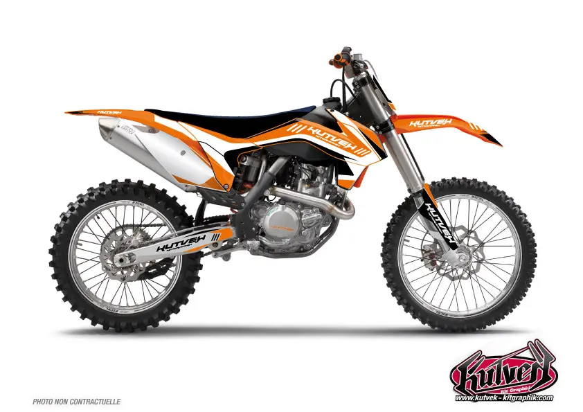 Chrono Motocross Graphics Kit KTM 65 SX Black KUTVEK