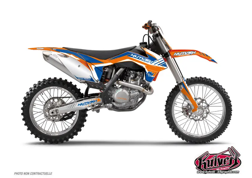Dekorační sada pro motokros Pulsar KTM 65 SX modrá