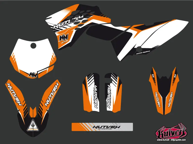 Bộ Decal Moto Cross Pulsar KTM 65 SX Đen KUTVEK — góc nhìn thứ 2