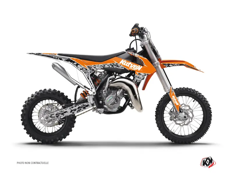 Dekorsatz für Motocross Predator KTM 65 SX Orange KUTVEK