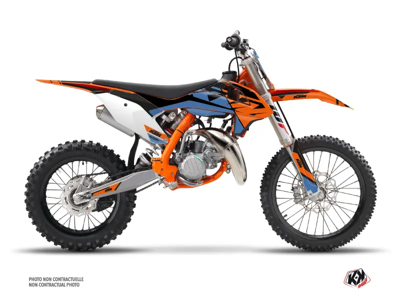 Kit Décoration Moto Cross Skyline KTM 85 SX Bleu