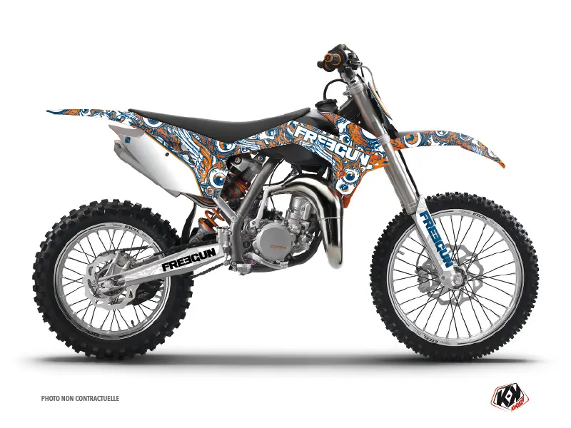 KUTVEK フリーガン アイド KTM 85 SX オレンジ プラスチックキット