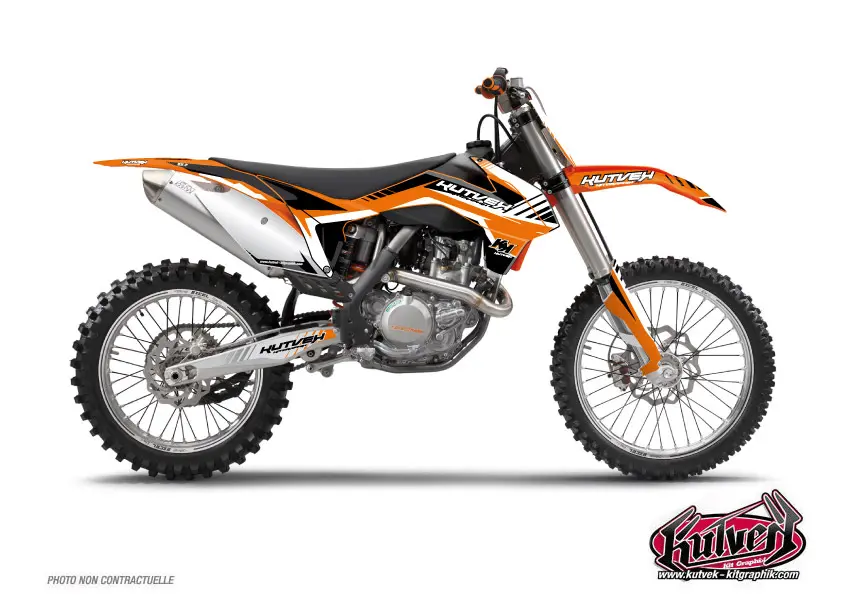 Kit Décoration Moto Cross Pulsar KTM 85 SX Noir KUTVEK