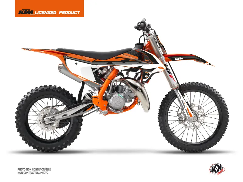 Mootorratta ristamise komplekt KTM 85 SX Rift must oranž Kutvek