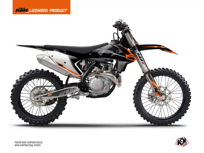 Sada polepů pro motokros Gravity KTM 250 SX Orange KUTVEK