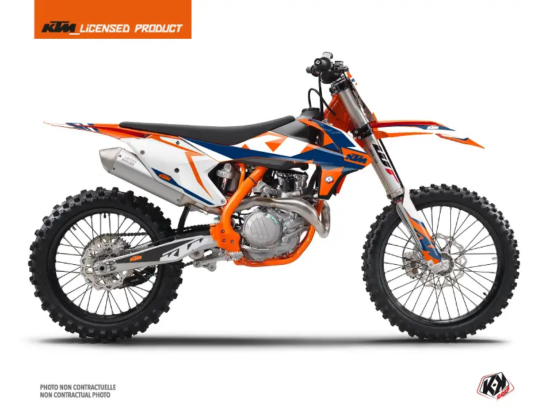 Dekorsatz Motocross Gravity KUTVEK KTM 250 SX Blau