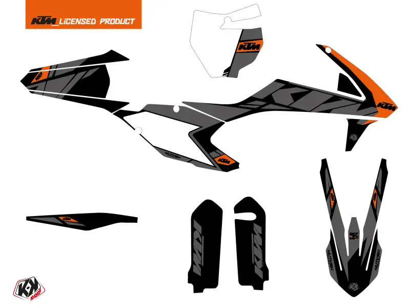 Moto-Cross Reflex KTM 250 SX Siyah KUTVEK Dekorasyon Kit'i — 2. görünüm