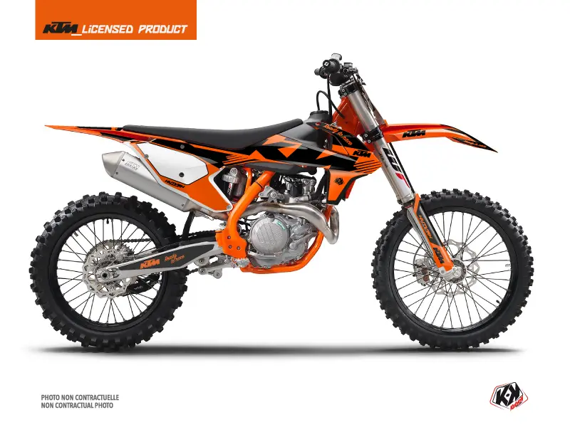 Dekorationssæt motocross Retro KTM 250 SX Orange KUTVEK