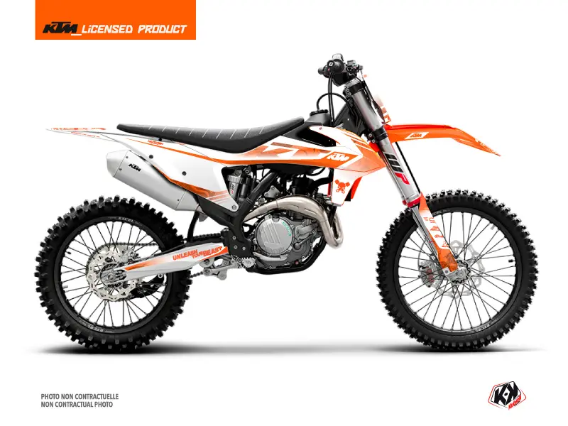 KUTVEK Thomas Corsi 2020 Replica motocross stickerset KTM 250 SX Oranje
