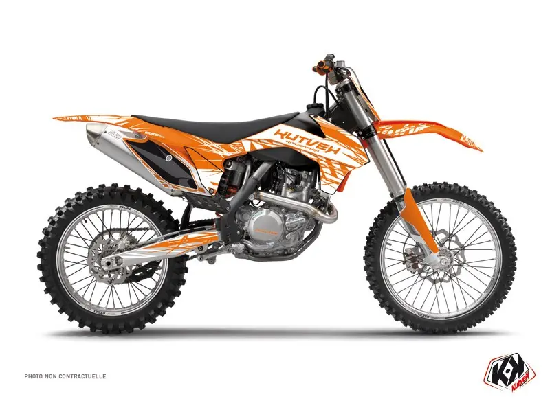 Dekorsatz Motocross Eraser KTM 250 SX Orange KUTVEK