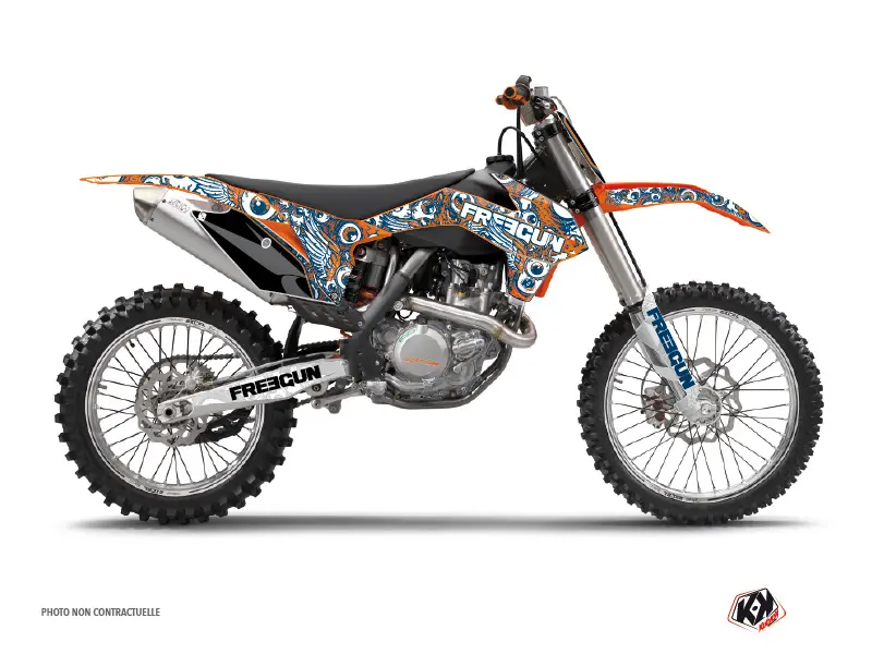 Dekorační sada Kutvek Freegun Eyed KTM 250 SX Orange