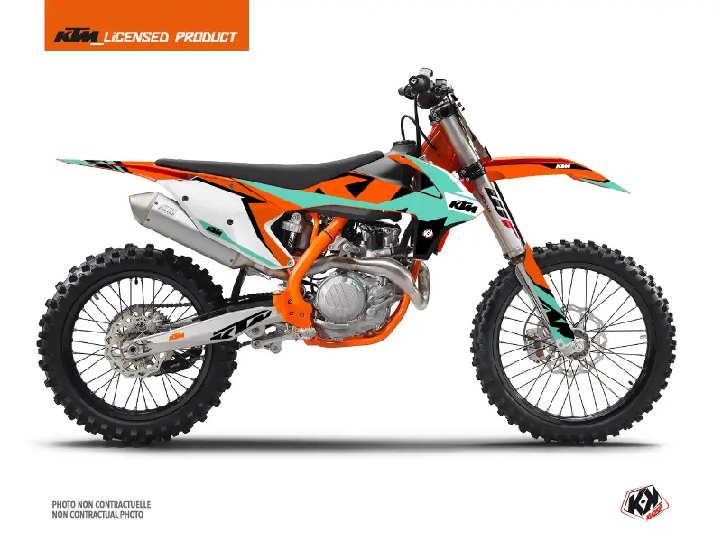 Stickerset Motocross Gravity KTM 250 SX Groen KUTVEK