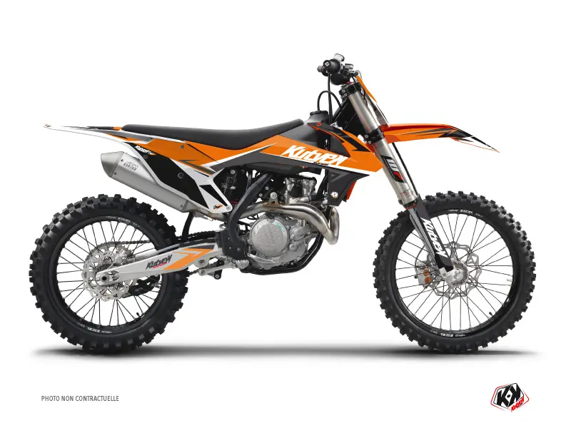 Kit dekorasi motocross KUTVEK KTM 250 SXF Oranye