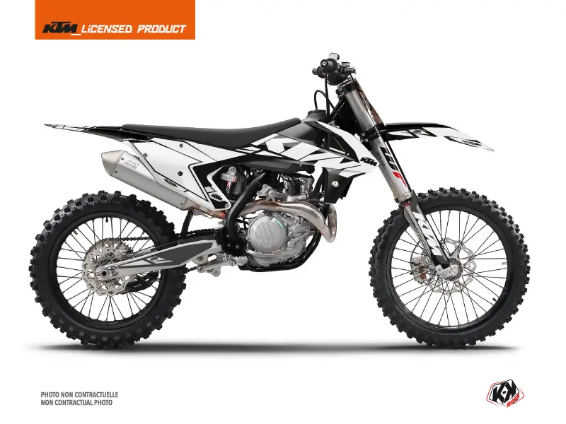 Kit Dekorasi Motor Cross Reflex KTM 350 SXF Putih KUTVEK