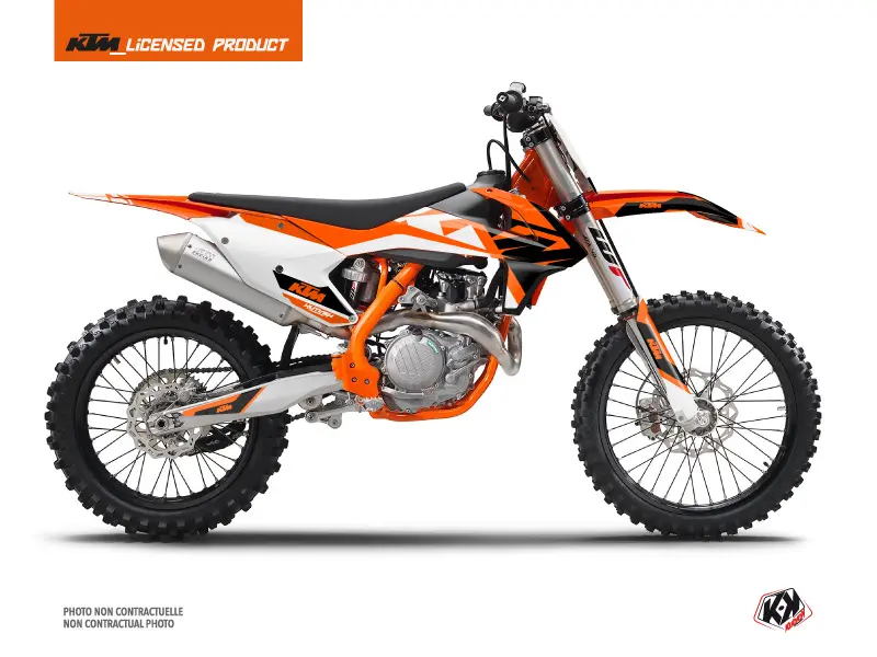 KUTVEK Skyline KTM 350 SXF 오렌지 모토크로스 그래픽 키트