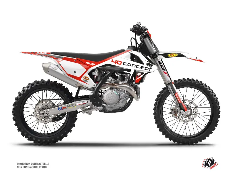 KUTVEK BOS KTM 450 SXF 레플리카 모토크로스 데칼 키트