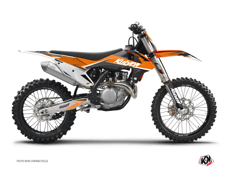 Kit dekorace pro motokros KTM 450 SXF Orange KUTVEK