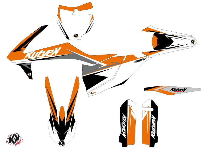KTM 450 SXF Orange KUTVEK motocross dekorációs készlet — 2. kép