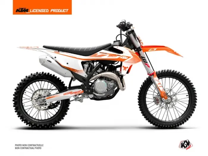 Kit Dekorasi Moto Cross Replika Thomas Corsi 2020 KTM 450 SXF Oranye KUTVEK