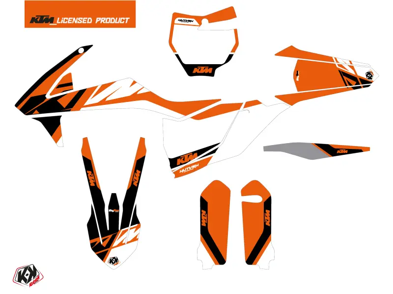 KUTVEK 摩托车越野贴花套装 Skyline KTM 450 SXF 橙色 — 第 2 视图