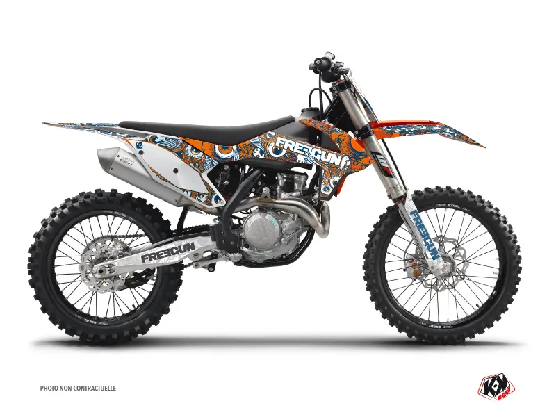 Kit plastiques Freegun Eyed KTM 450 SXF Orange