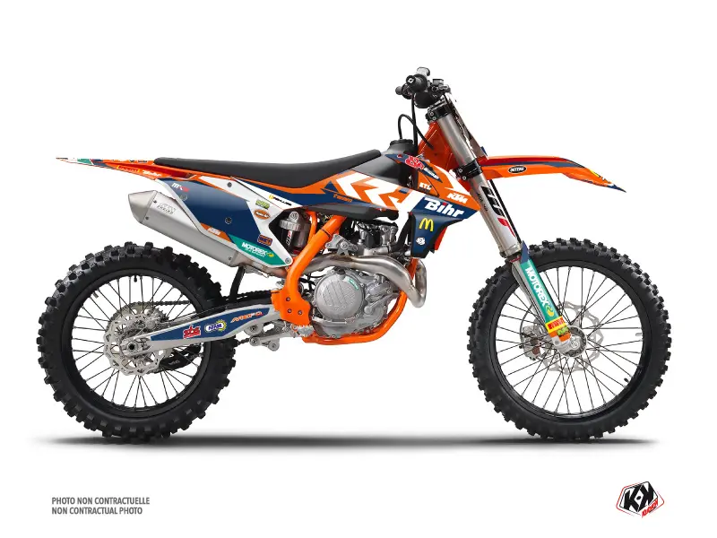 KUTVEK レプリカ ピション KTM 450 SXF モトクロス プラスチックキット