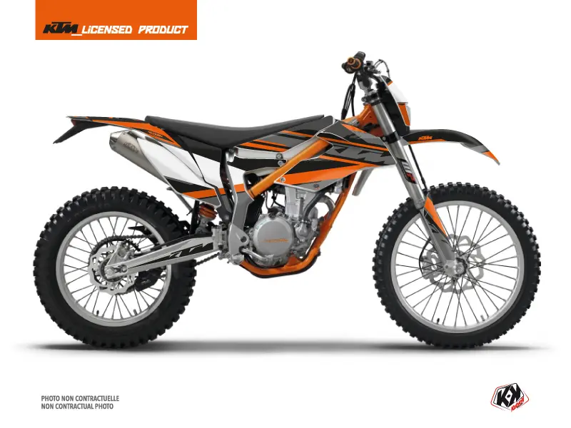 KTM 350 FREERIDE Breakout Cross dekorationssæt sort orange KUTVEK