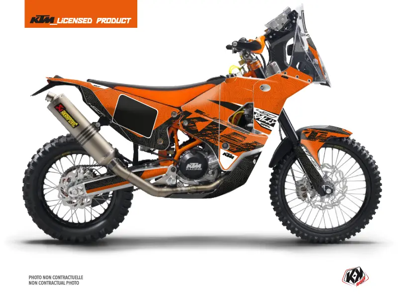 Dekorační sada Motocross KTM 450 Rally Orange KUTVEK