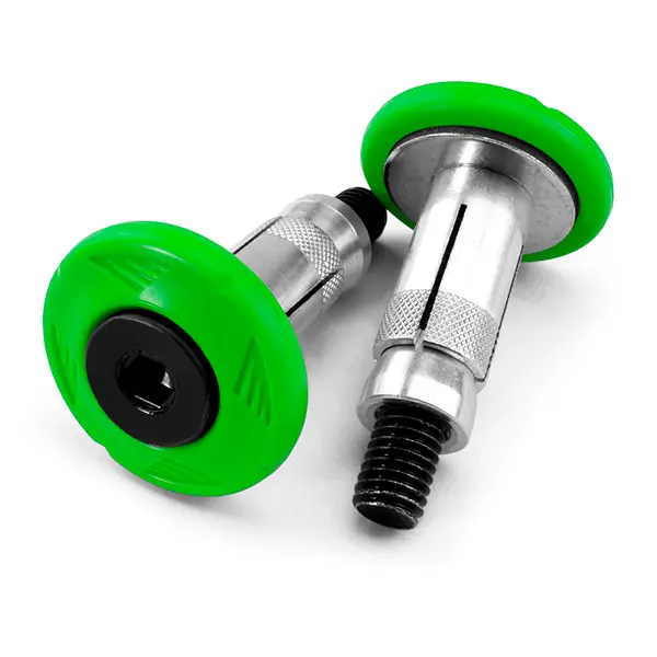 Embouts de guidon Cycra Vert