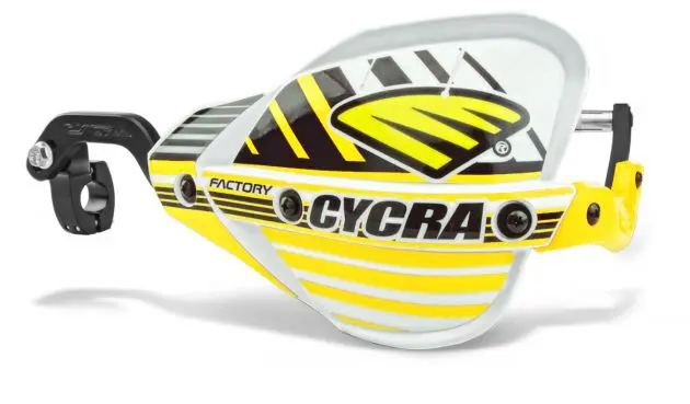 Håndbeskyttere Cycra Probend CRM 22mm Factory gul