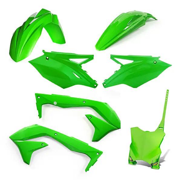 Kit de plástico Cycra 5 elementos Kawasaki KXF450 18 verde