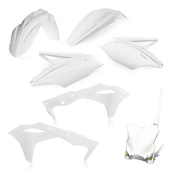 サイクラ プラスチックキット 5点セット カワサキ KXF250 18 ホワイト