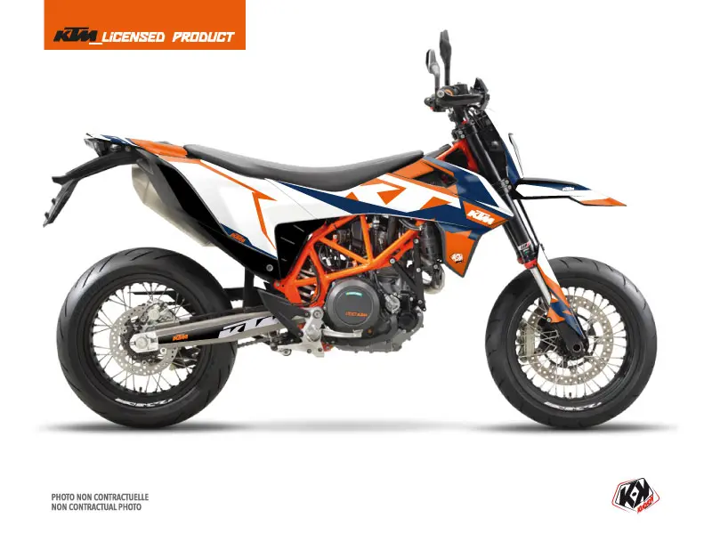 Mootorratta dekokomplekt Cross Gravity KTM 690 SMC R Sinine KUTVEK