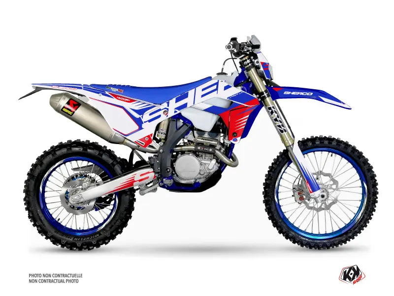 Kit Déco Moto Cross Fast Sherco SE / SEF Rouge KUTVEK