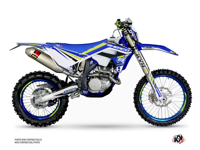 مجموعة زخرفة KUTVEK Sherco SE / SEF أزرق
