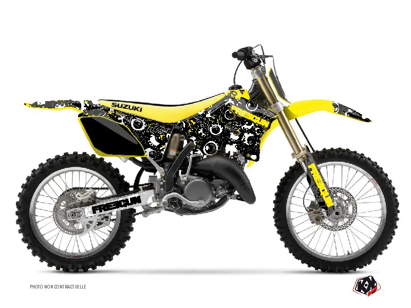 مجموعة بلاستيكيات Freegun Eyed Suzuki 125 RM أصفر