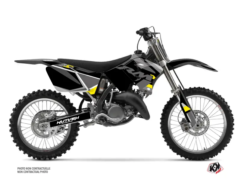 KUTVEK Dekorsatz Moto Cross Label Suzuki 125 RM Grau