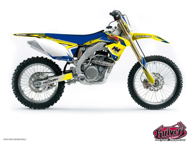 Dekorační sada motokros Pulsar Suzuki 250 RM Modrá KUTVEK