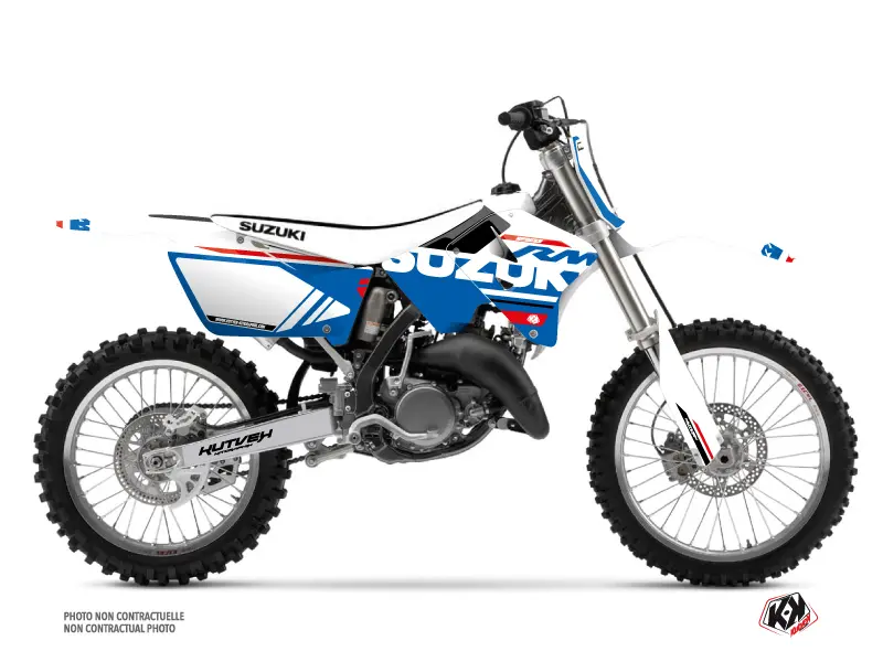 Dekorativní sada pro motokros Suzuki 250 RM Bílá