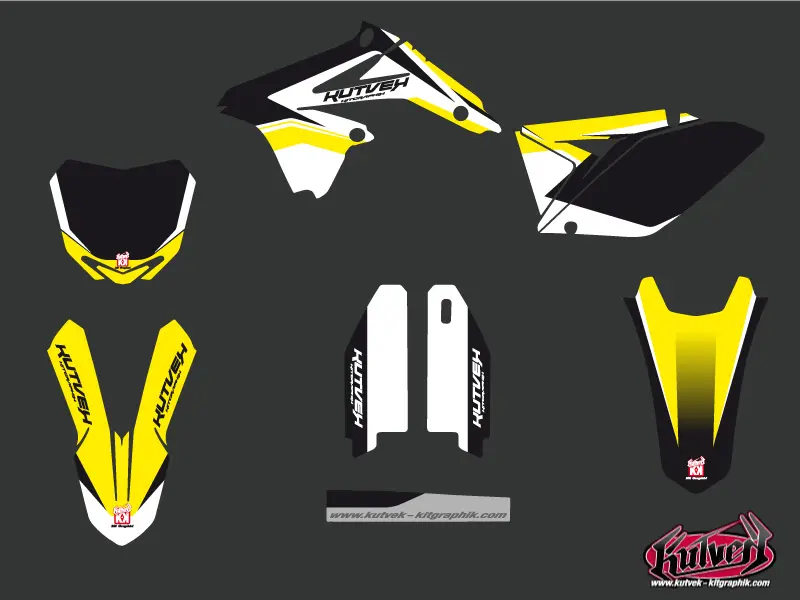 Kit Dekorasi Motor Cross Assault Suzuki 250 RMZ KUTVEK — tampak ke-2