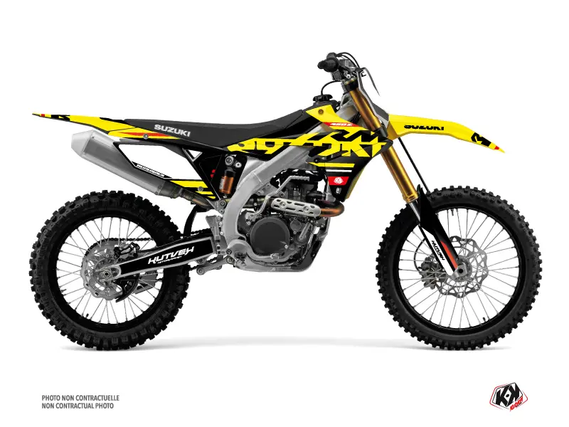 طقم ديكور دراجة كروس سوزوكي 250 RMZ أحمر KUTVEK