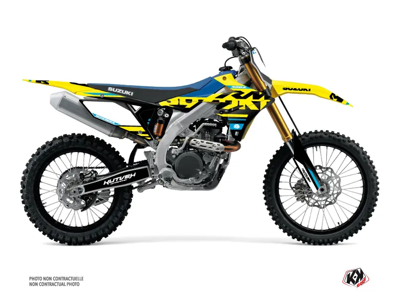 طقم ديكور دراجة نارية كروس Suzuki 450 RMZ أزرق