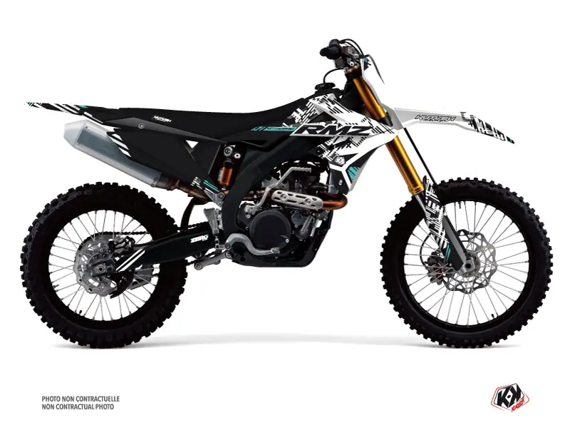 طقم ديكور دراجة كروس سوزوكي 450 RMZ تركوازي من Zero Kutvek