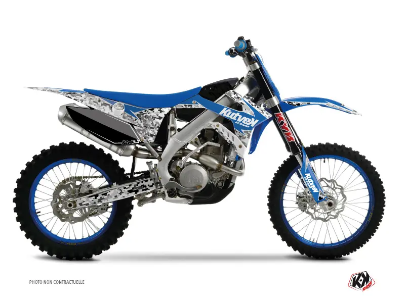طقم ديكور موتوكروس Predator TM MX 125 أزرق KUTVEK