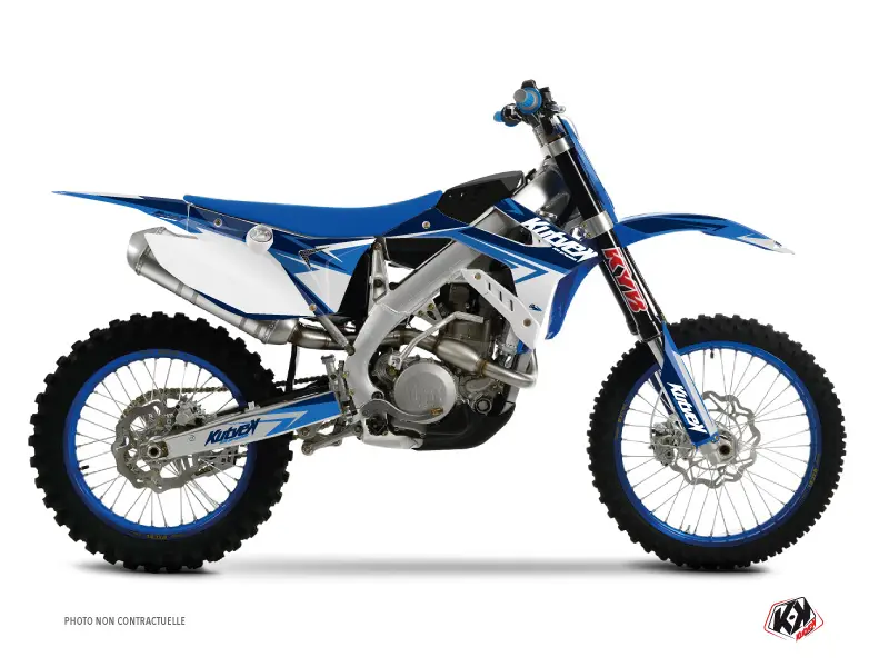Sada polepů pro motokros TM MX 250 modrá KUTVEK