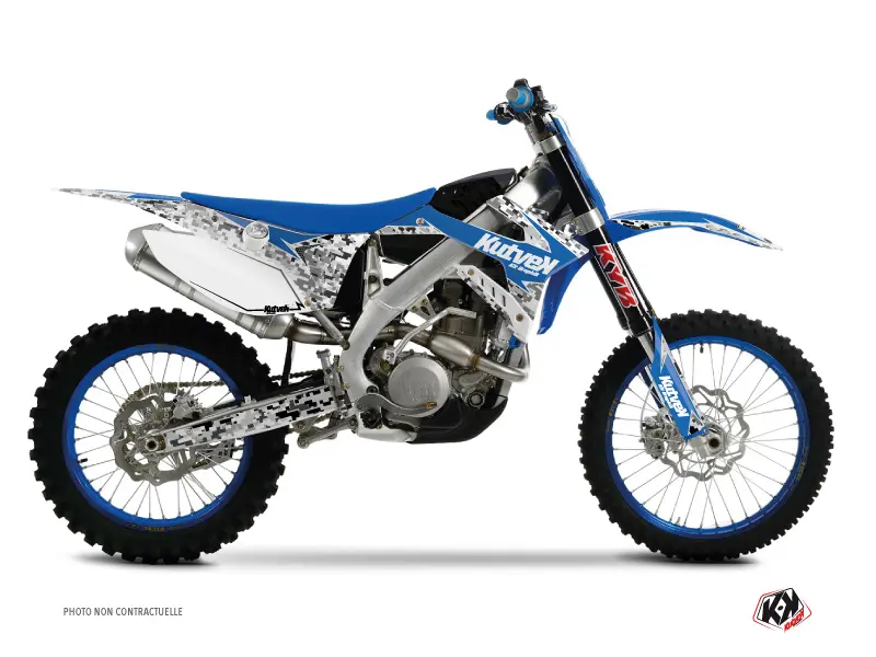 Kit plastiques Kutvek Predator TM MX 300 bleu
