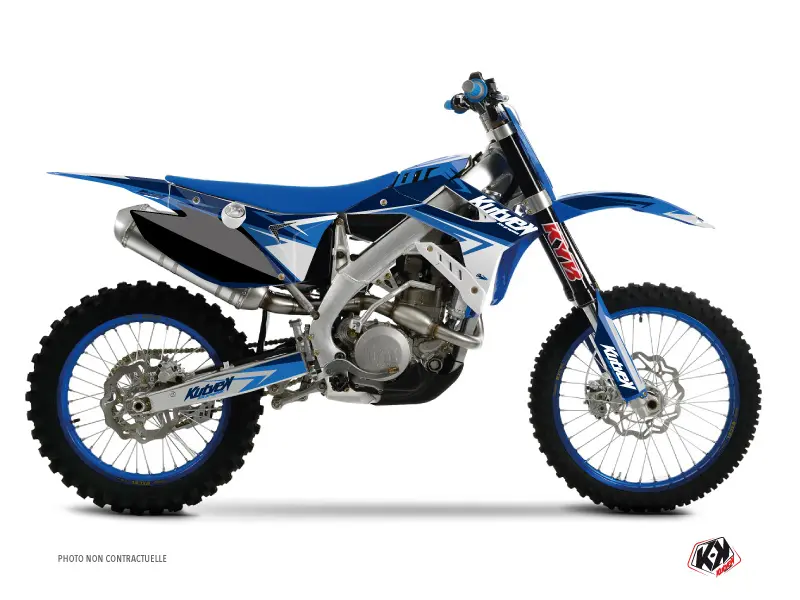 KUTVEK Stage TM MX 250 FI بلیو موٹر کراس ڈیکوریشن کٹ