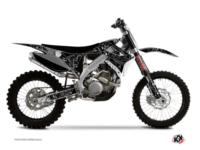 Dekorsatz Motocross Zombies Dark TM MX 450 FI Schwarz KUTVEK